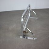 Porte-manteau mural chromé Bauhaus des années 1930