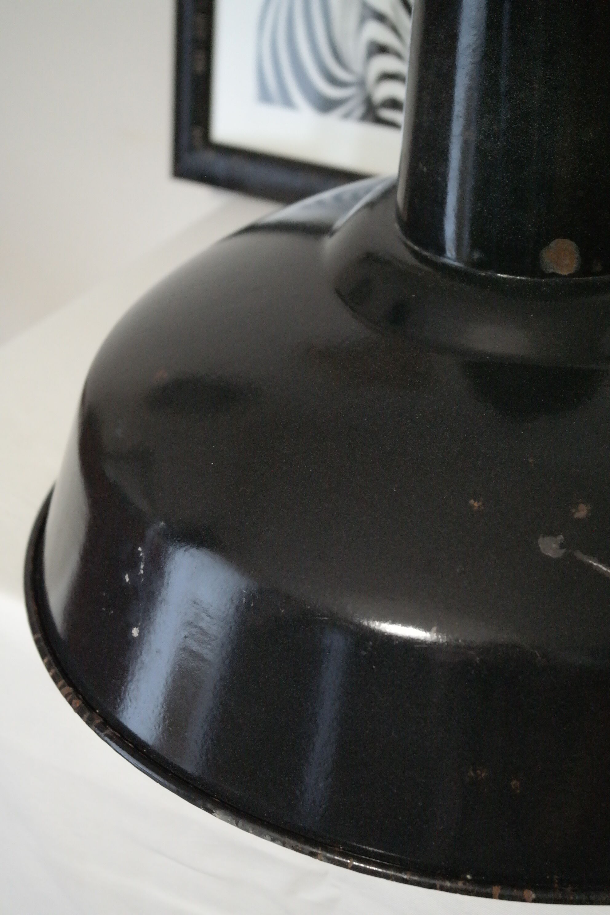 Industrial black bowl suspension