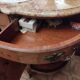 Buffet  enfilade Louis XV en bois de rose
