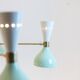 Radiant diablo-shaped chandelier with 12 lights. Contemporary.