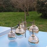 Space age design chandelier from the 70s