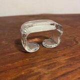 Glass cutlery holder napkin ring