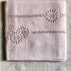 Pillowcase in pure old linen washed pink