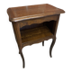 Louis xv style nightstand table wood drawer + vintage case