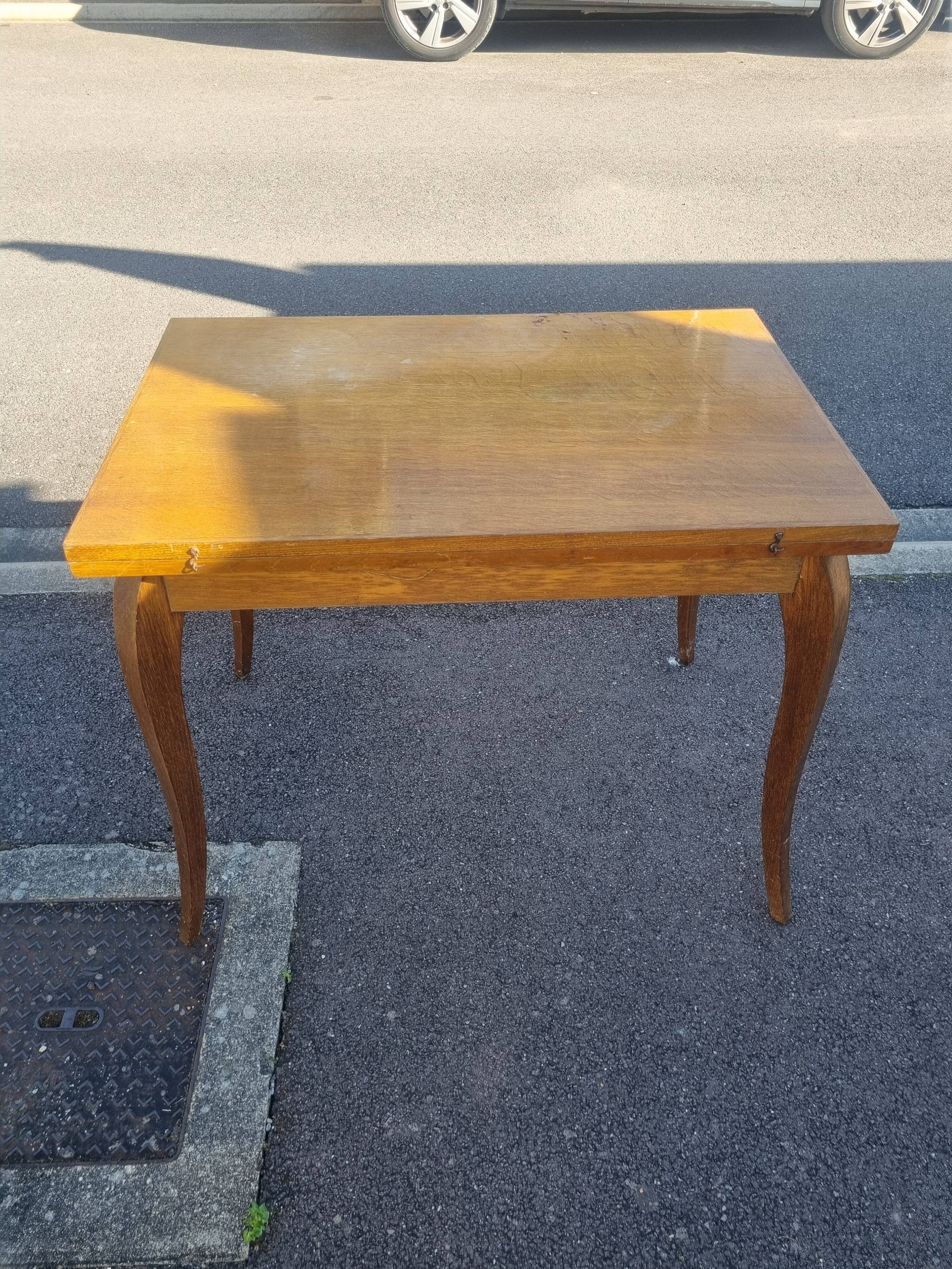 Old folding table