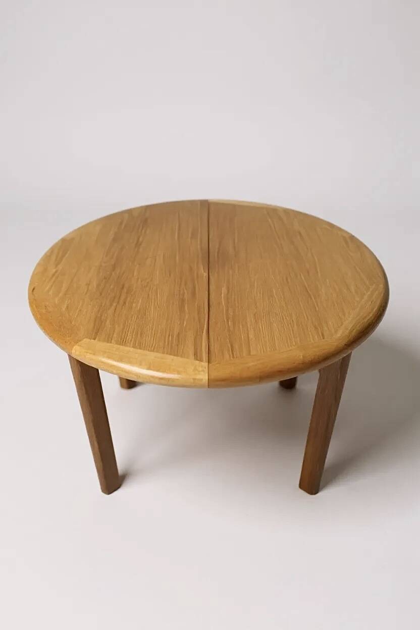 Table ronde extensible vintage Pierre Seltz