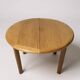 Table ronde extensible vintage Pierre Seltz