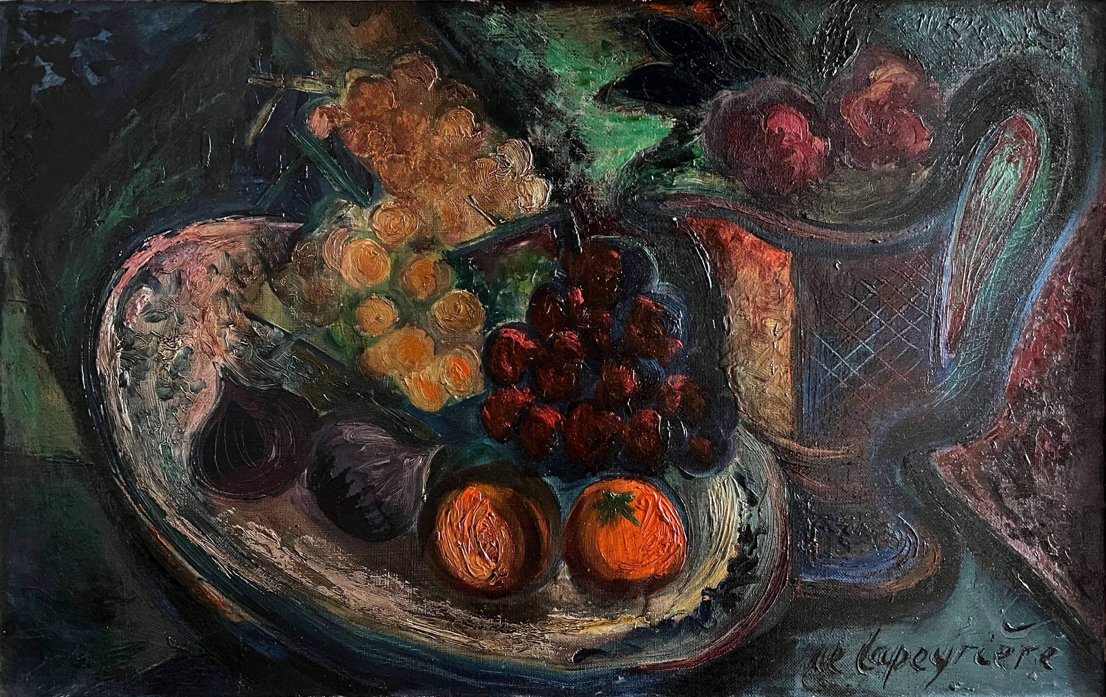 Painting by Evan de Lapeyrière