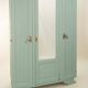 Restored art deco cabinet, mustache feet