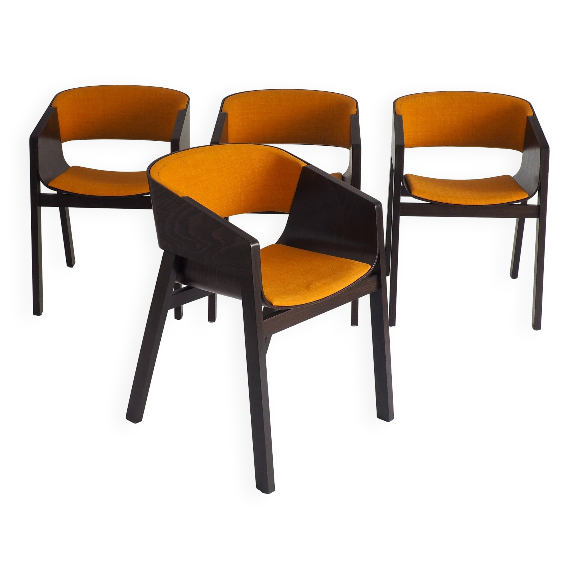 Ensemble de 4 fauteuils Merano par Alexander Gufler pour TON