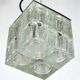 Poliarte, clear Murano glass pendant from 70s