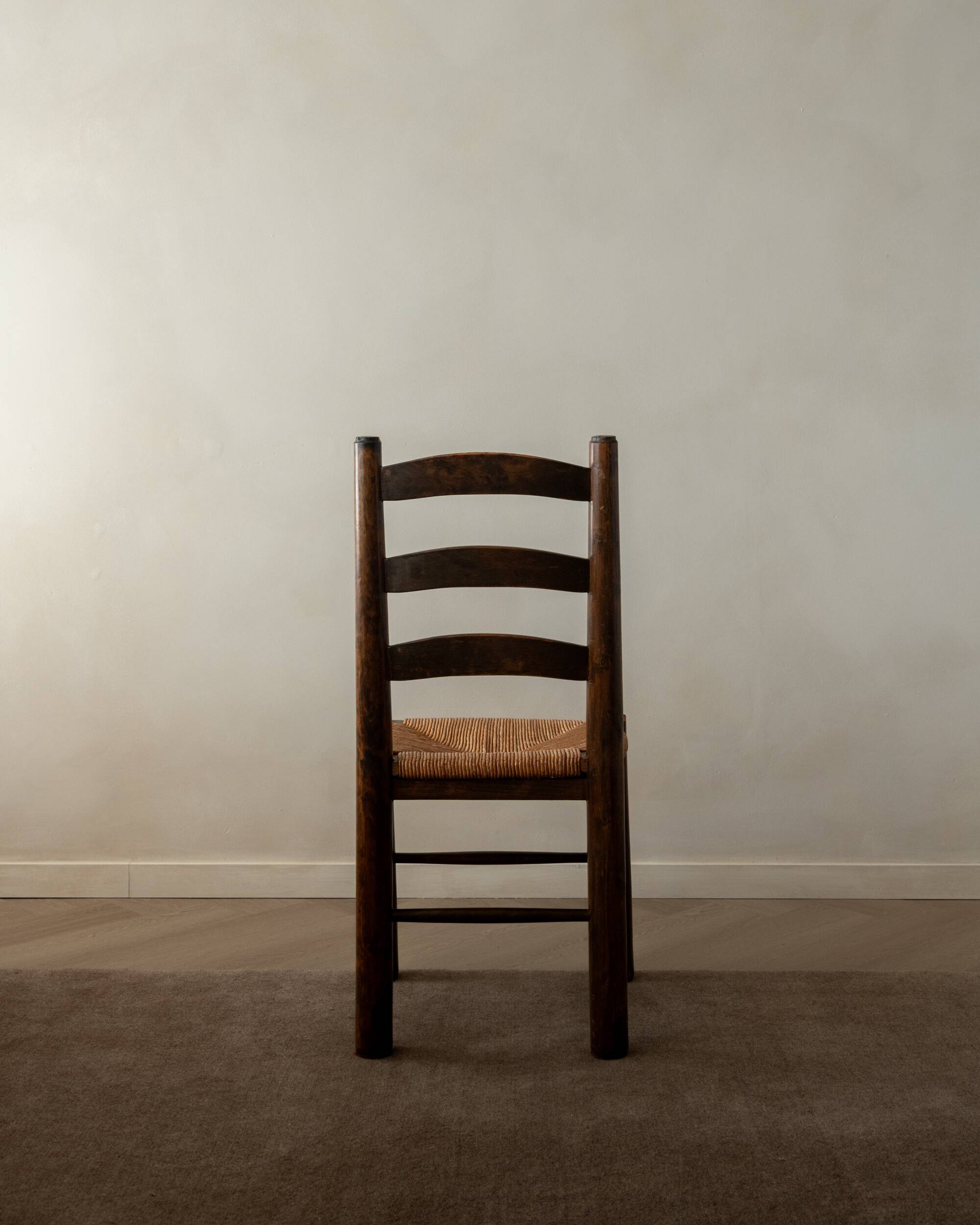 Vintage French Brutalist Dining Chairs by Georges Robert, 1950s, Set of 6