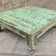 Ancienne table à thé en teck birman
