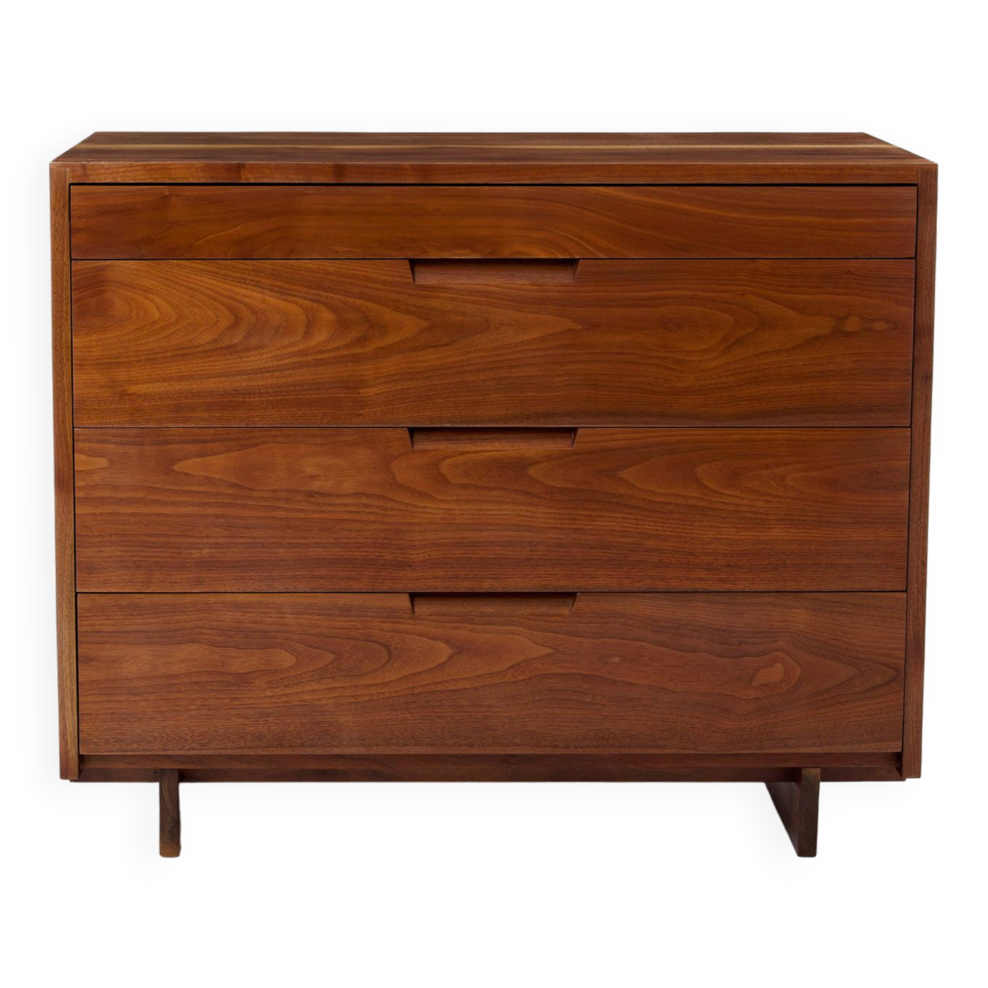 George Nakashima American black walnut chest of drawers 1955