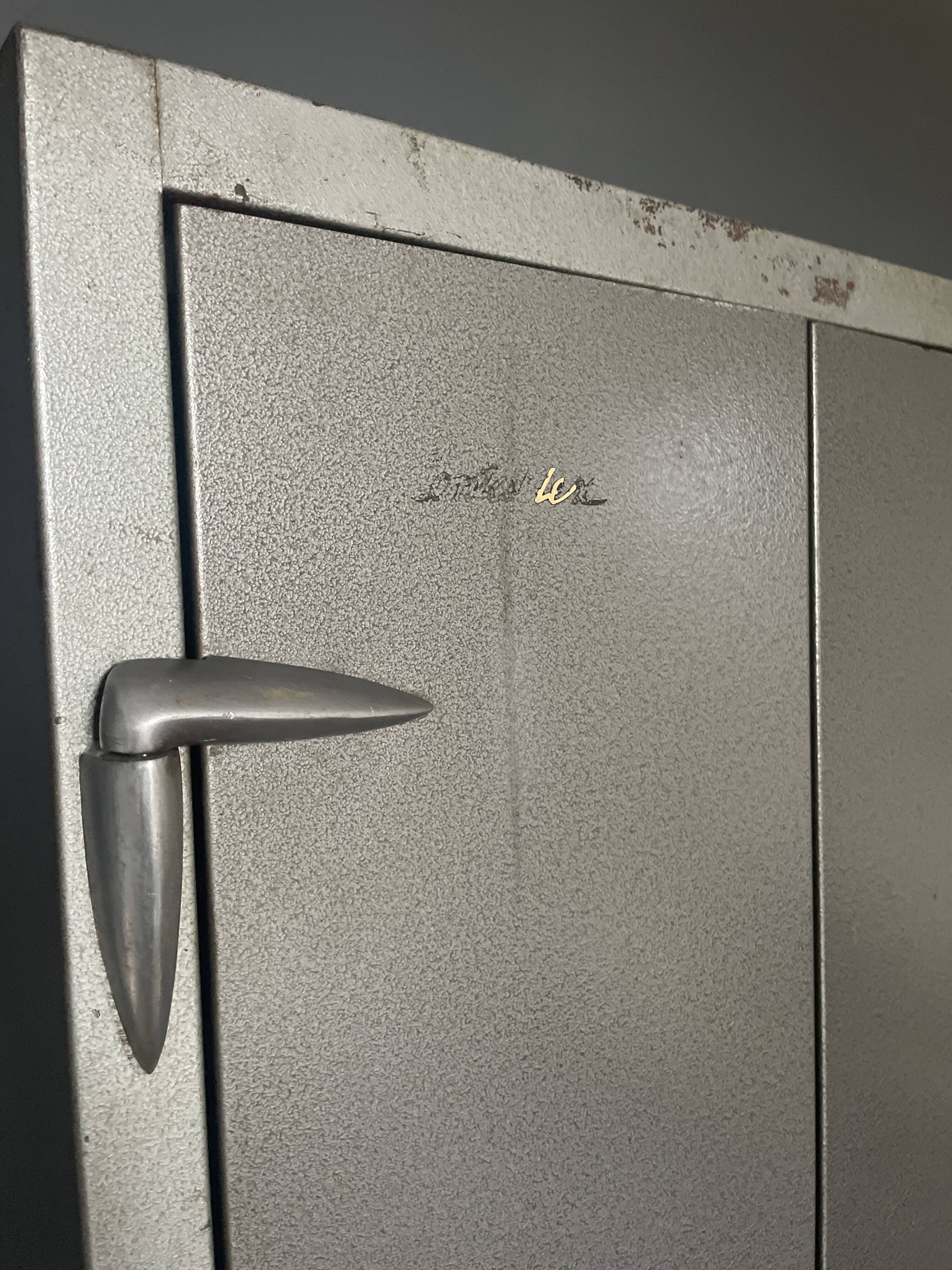 Vintage metal wardrobe