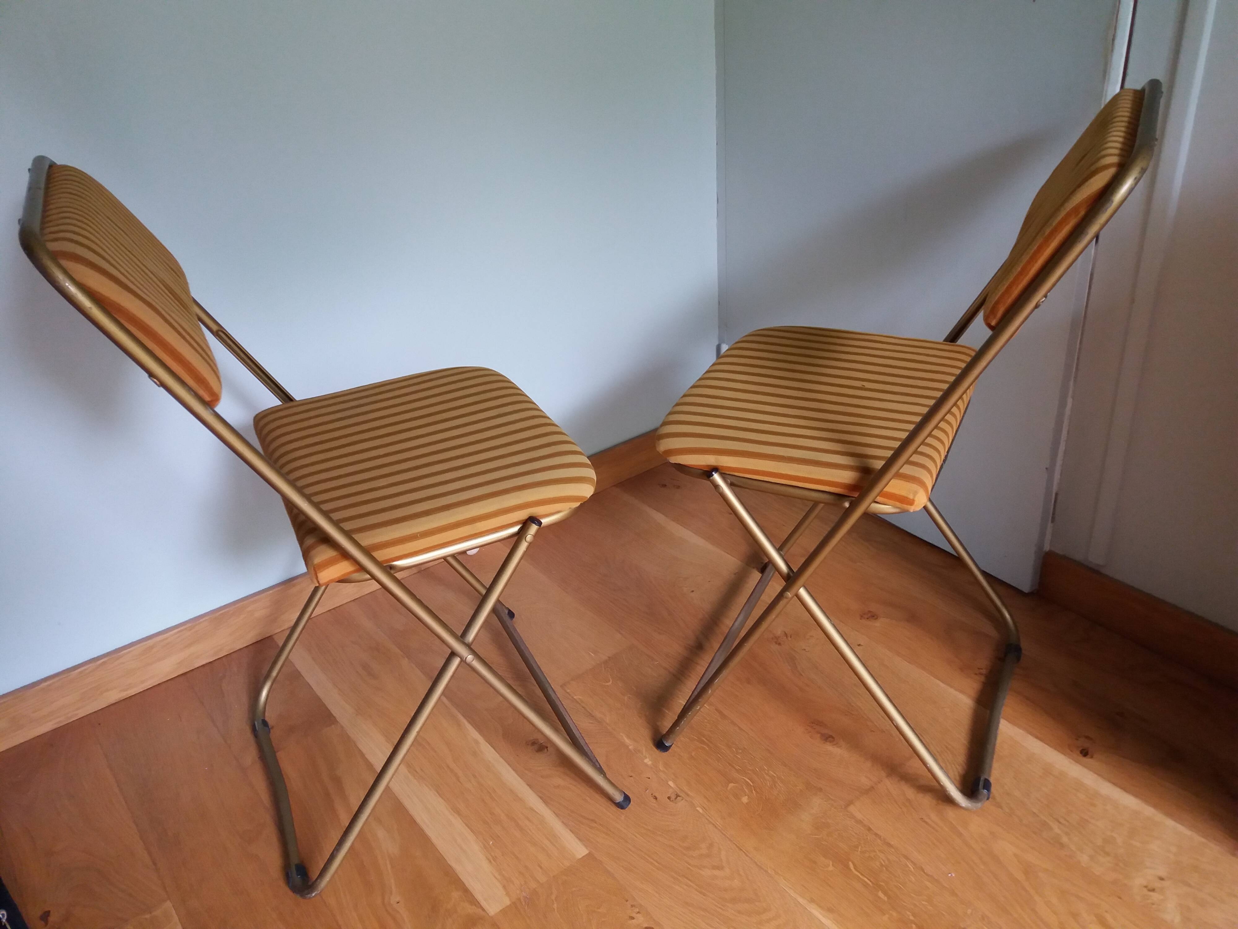 Lafuma folding chairs from the 70s