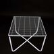 Postmodern white jarpen table by niels gammelgaard for ikea, 1983