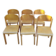 6 vintage stackable chairs from the 80s