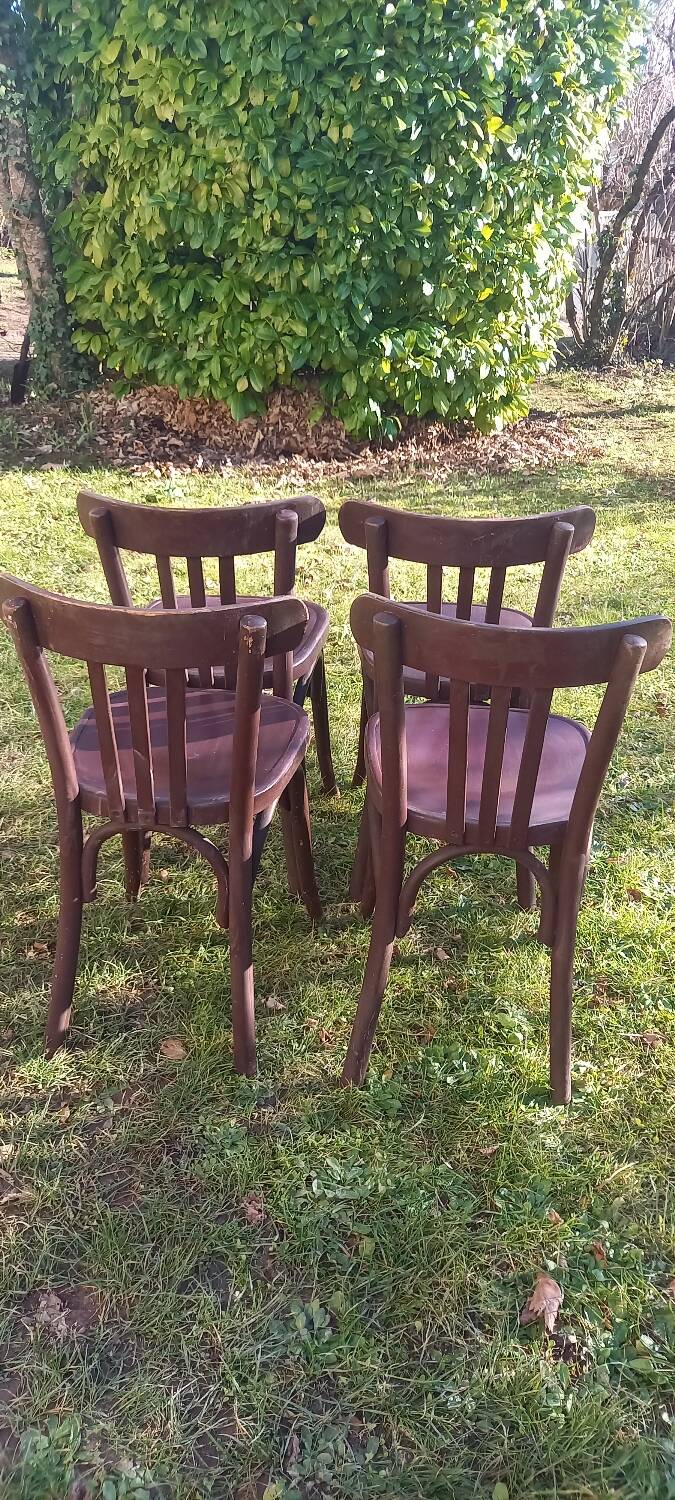 4 chaises bistrot