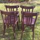 4 chaises bistrot