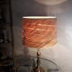 large brass lamp and wood 1970 very elegant 60x35cm