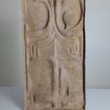 Plaque murale en relief brutaliste en fibre de verre, années 1960