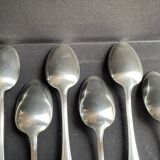 6 Christofle Pompadour Table Spoons