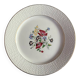 Set of 2 vintage flat plates – "Floralies" model – Digoin & Sarr