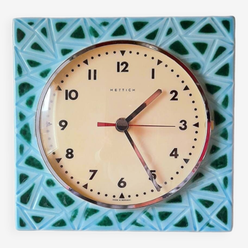 70s ceramic wall clock