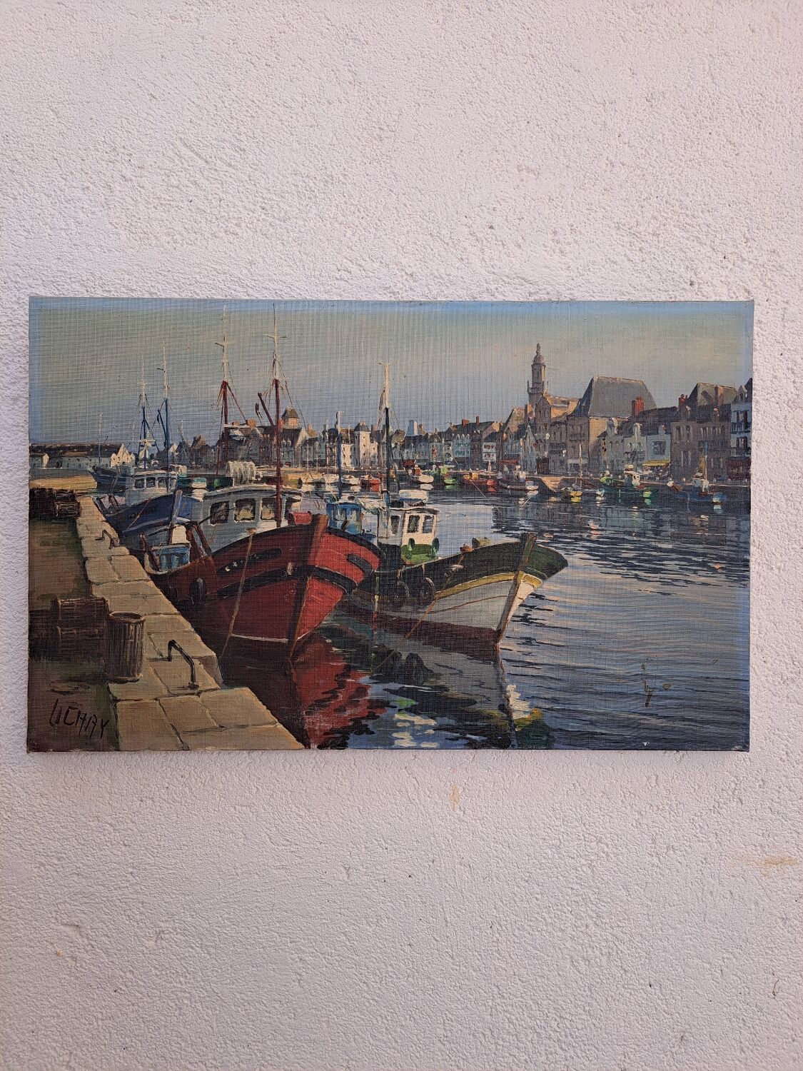 Painting René Huchet Le Croisic Brittany