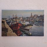 Painting René Huchet Le Croisic Brittany