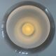 Glass, gray pendant lamp