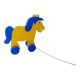 vintage wooden pull toy