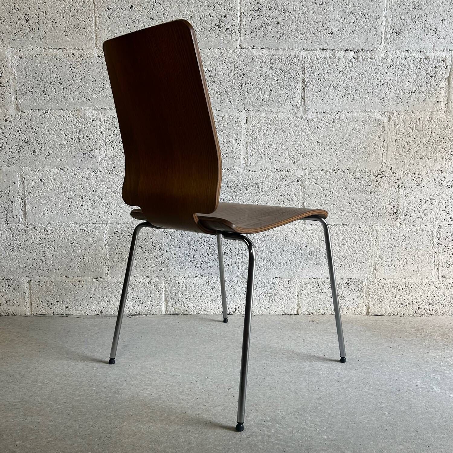 Pair of GILBERT model wood and metal chairs by Carina Bengs for IKEA 1999