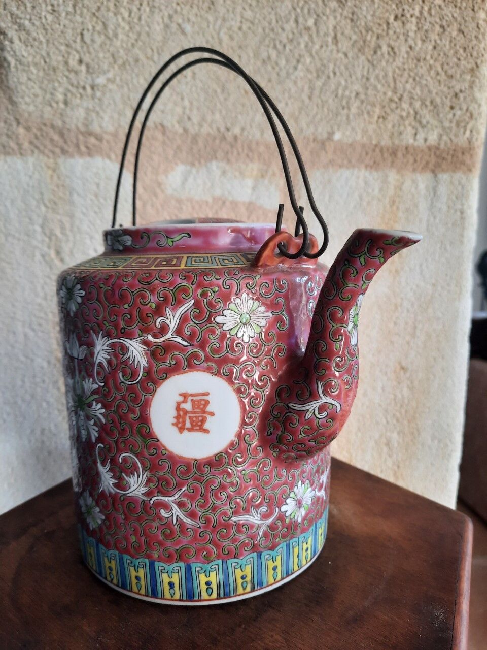 Chinese porcelain teapot