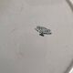 Set of large round white earthenware dishes from Creil and Montereau, 19th century