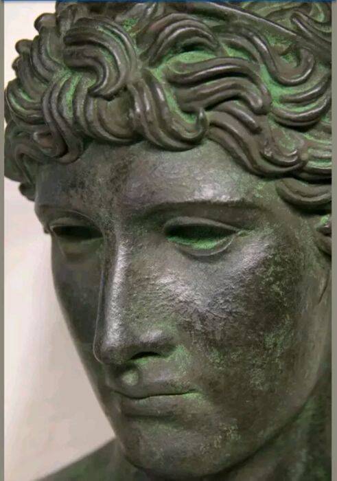Magnificent bust of Roman Greek Apollo