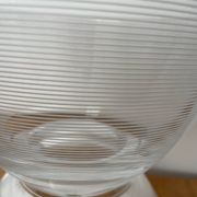 Pair of modernist salad bowls in Scandinavian style.
