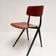 Set of 4 school chairs by Ynske Kooistra for Marko Holland, 1960s.