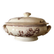 Tureen, fruit basket in ironstone by Jules Vieillard, Bordeaux