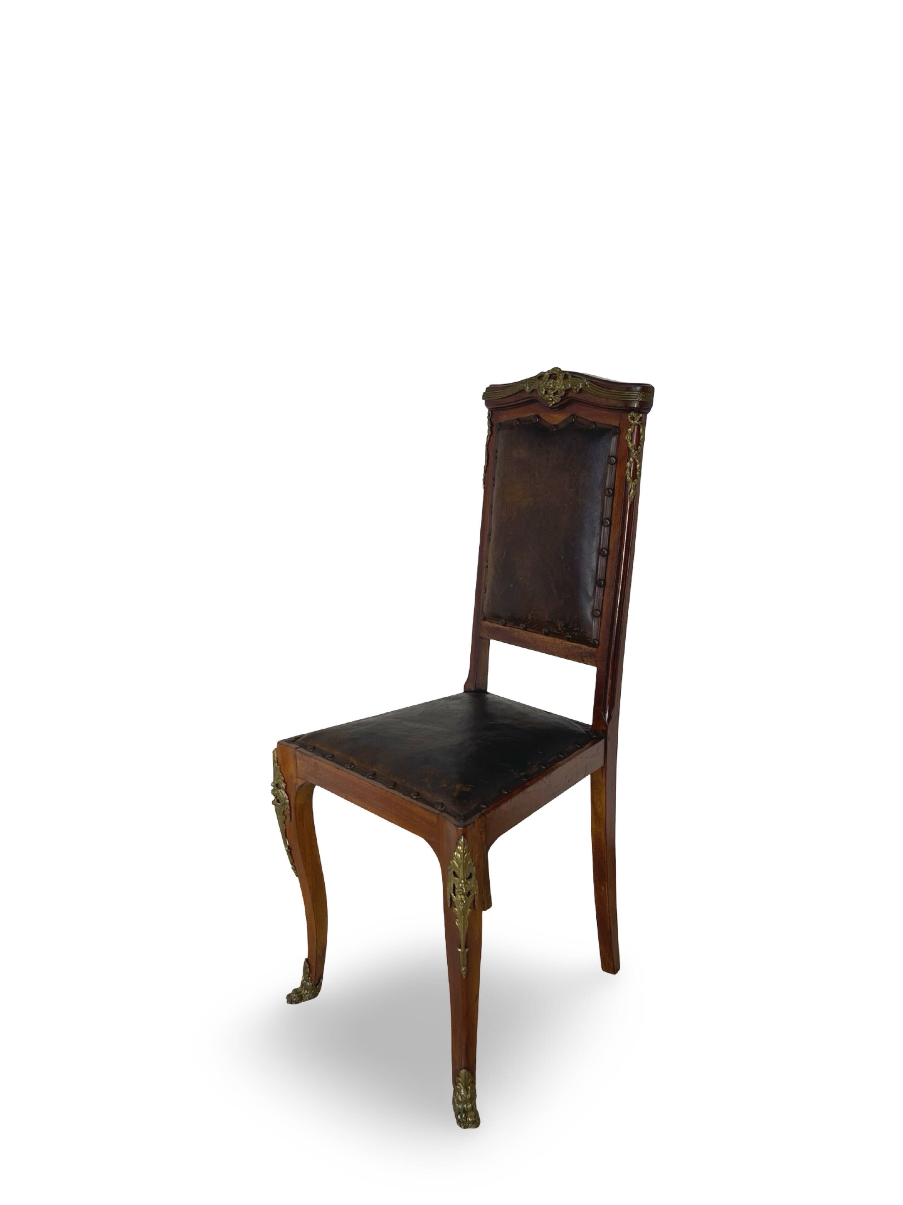 Italian art deco dining chairs 1920s