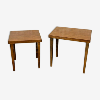 2x 60s 70s Table d’appoint Danois Design Moderne 60s 70s