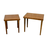 2x 60s 70s Table d’appoint Danois Design Moderne 60s 70s