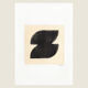 Painting on paper, Scandinavian style abstract illustration