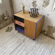 Colorful chest of drawers furniture 60s