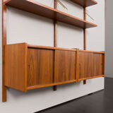 Bibliothèque modulaire vintage en teck