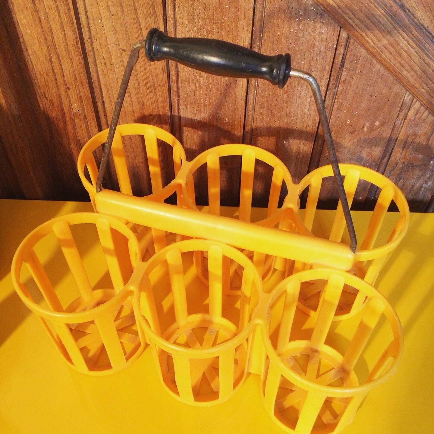 Orange bottle holder