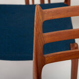 Dining Chairs Model 78 by Niels O. Møller for J.L. Møllers, 1960s, Set of 6