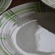 9 Ceranord St Amand checkered flat plates