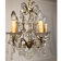 Chandelier with tassels with five arms of light, gilded metal, late 19th century